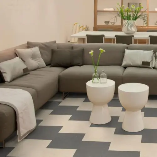 Мармолеум замковый Forbo Marmoleum Click Square 300*300 333711 Cloudy Sand купить в Москве