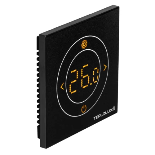 Терморегулятор электронный Теплолюкс Solus Zen Wi-Fi черный/черный EvoHeat не разрушает замки кварцвинила 