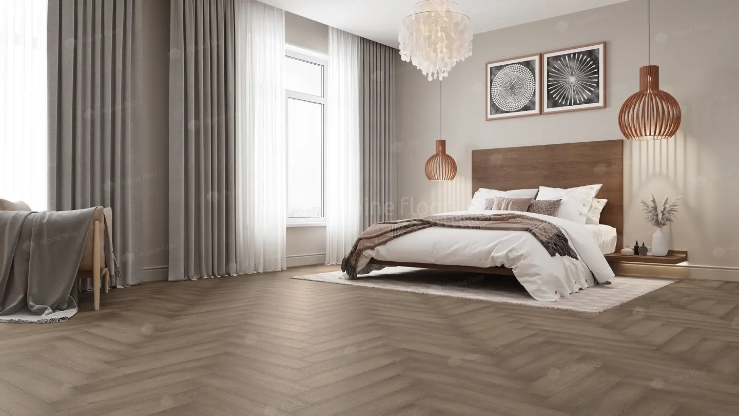 Кварцвиниловая плитка Alpine floor Parquet LVT Дуб Насыщенный ECO 16-7 купить