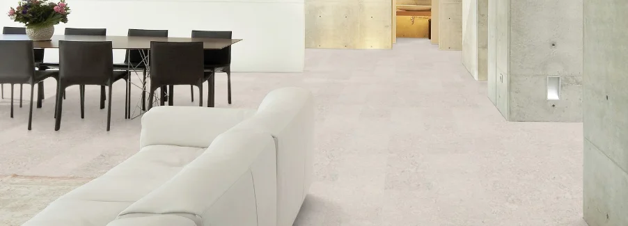 Пробковый пол замковый Wicanders Personality P801 Moonlight в интерьере