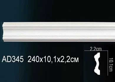 Молдинг из полиуретана Perfect AD345 цена