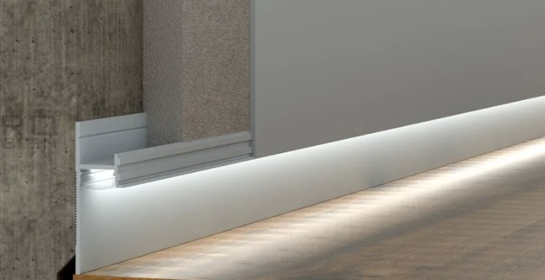Выбор плинтуса с подсветкой для пола — виды и какой лучше