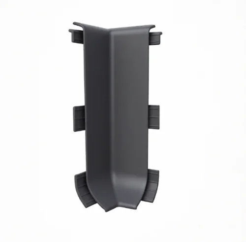 Угол внутренний к плинтусу Vilo LINELA АНТРАЦИТ RAL 7024 упаковка из 2 шт к плинтусу Идеал