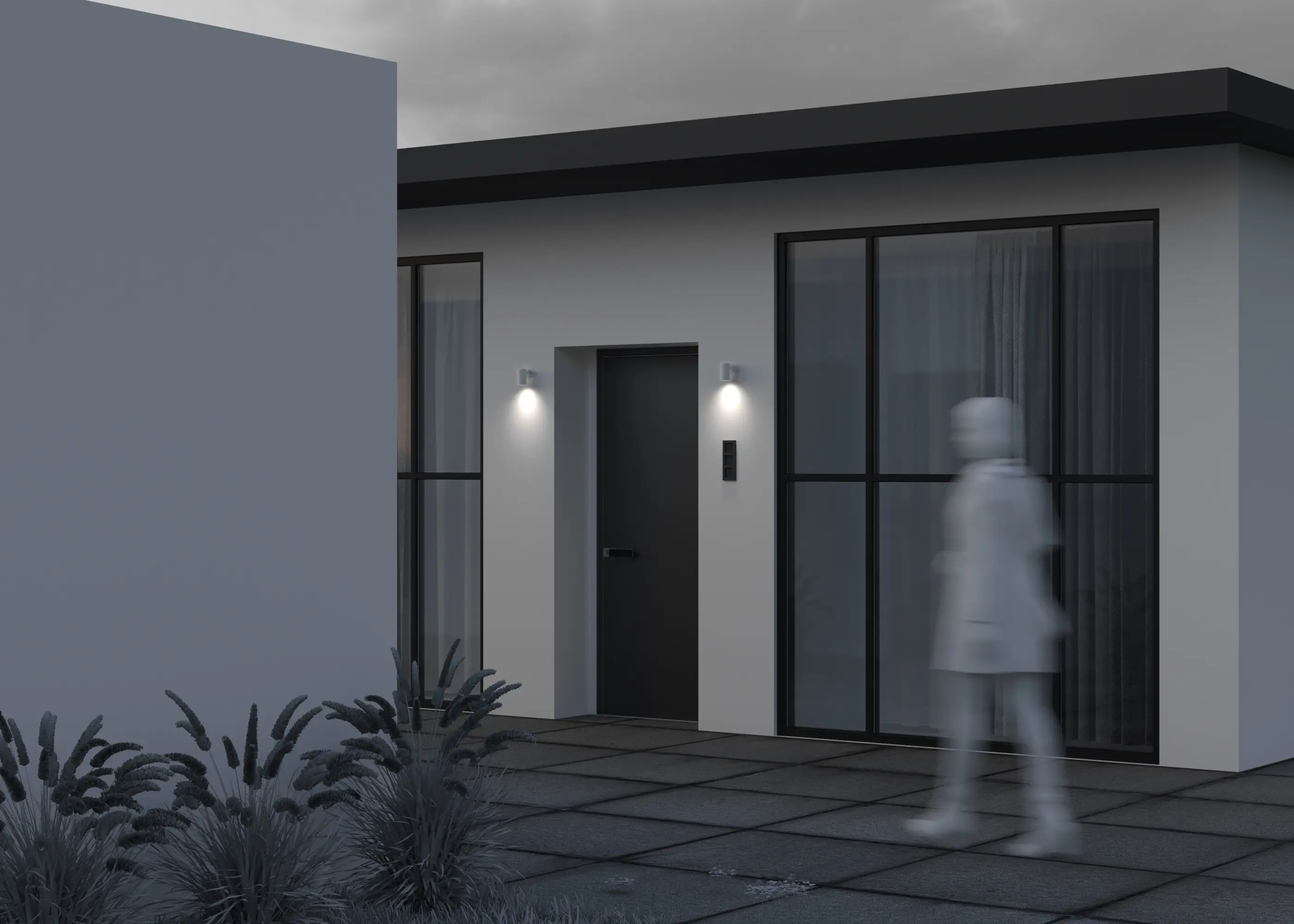 Настенный светильник (бра) Outdoor O493WL-01W