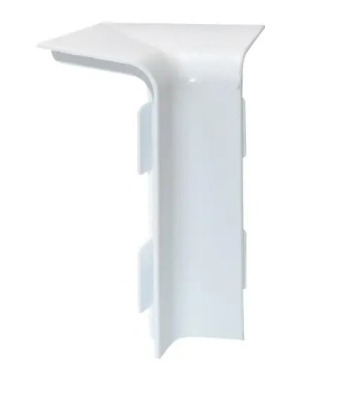 Угол внутренний для плинтуса ПВХ Aqua20 20мм 2шт/уп Белый недорого