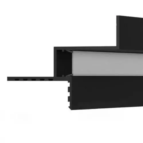 Теневой парящий профиль Pro Design Gipps 602B алюминий черный алюминий