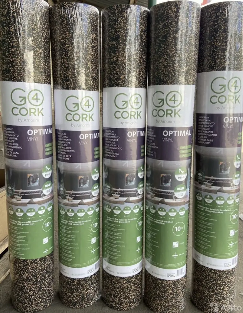 Пробковая подложка в рулоне Go4Cork Optimal 1000х1.8mmх10m купить
