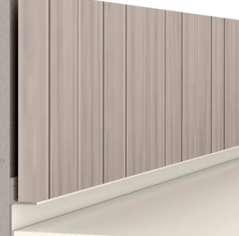 Теневой плинтус BFM ProFILE 100-20 без покрытия зазор 20 или 15 мм купить