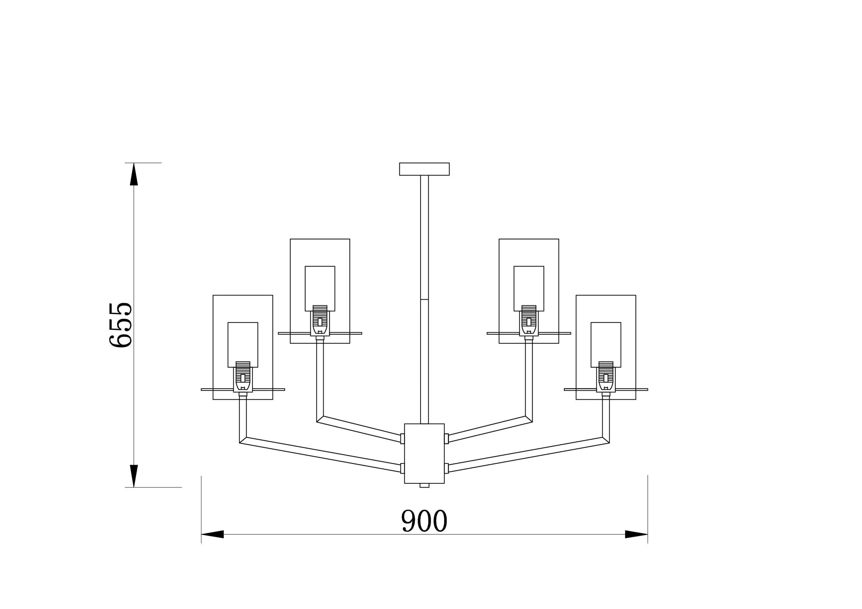 Подвесной светильник Freya FR5206PL-09FG