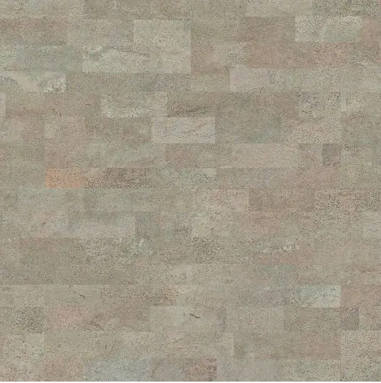 Пробковый пол Wicanders Identity I 803002 Silver на замках в интерьере