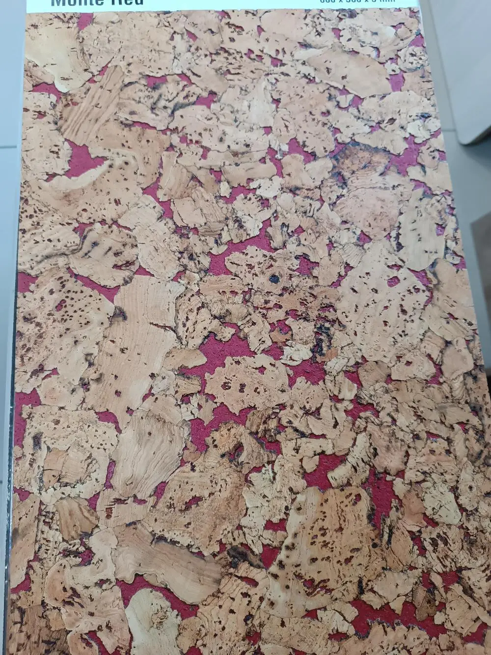 Пробковые панели для стен Corkstyle Monte red Португалия