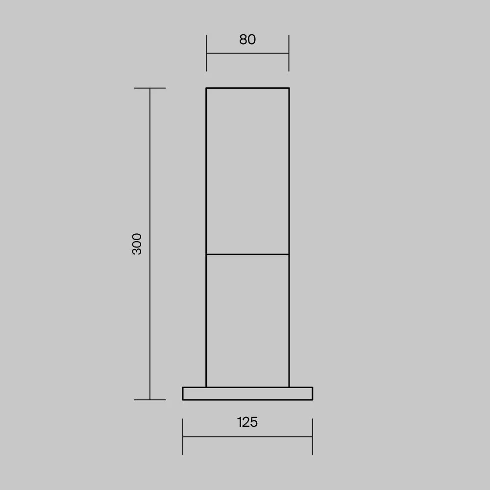 Ландшафтный светильник Outdoor O418FL-01B
