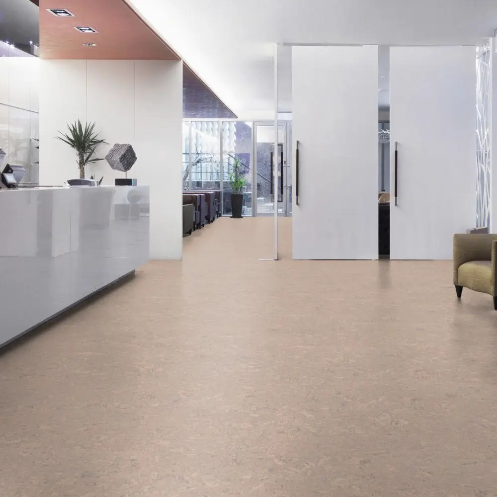 6 мм клеевой пробковый пол WICANDERS AJ3J002 Personality Timide в интерьере