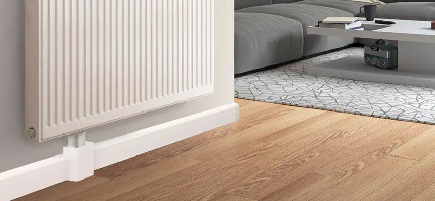 Плинтус для труб AQUA 37 с мягким краем недорого