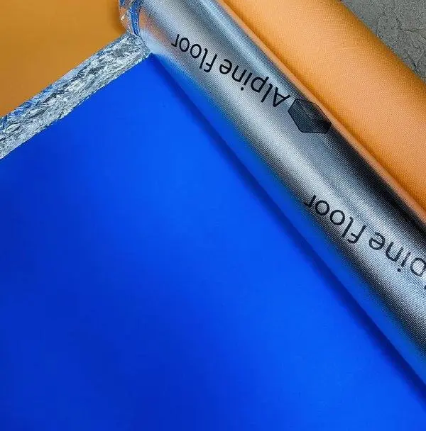 Подложка под SPC и LVT полы Alpine Floor Silver Foil Blue Eva для ламината SPC