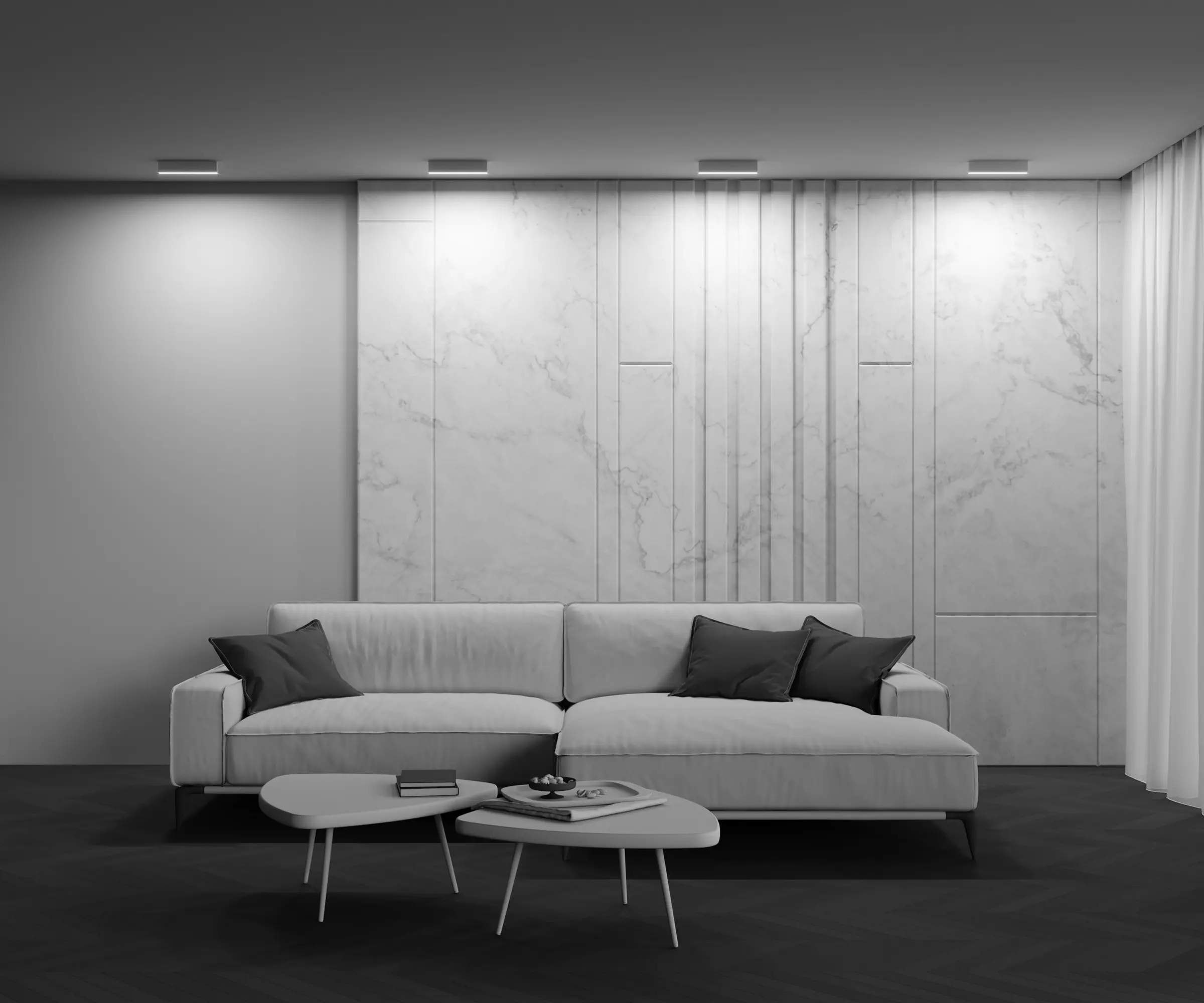 Потолочный светильник Technical C068CL-20W3-6K-W