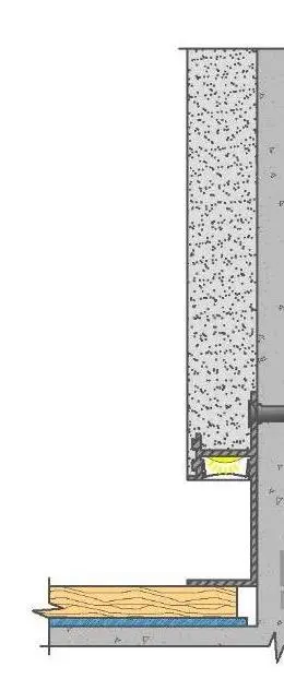 Теневой плинтус скрытого монтажа Pro Design 7210 A с пяточкой анодированный купить