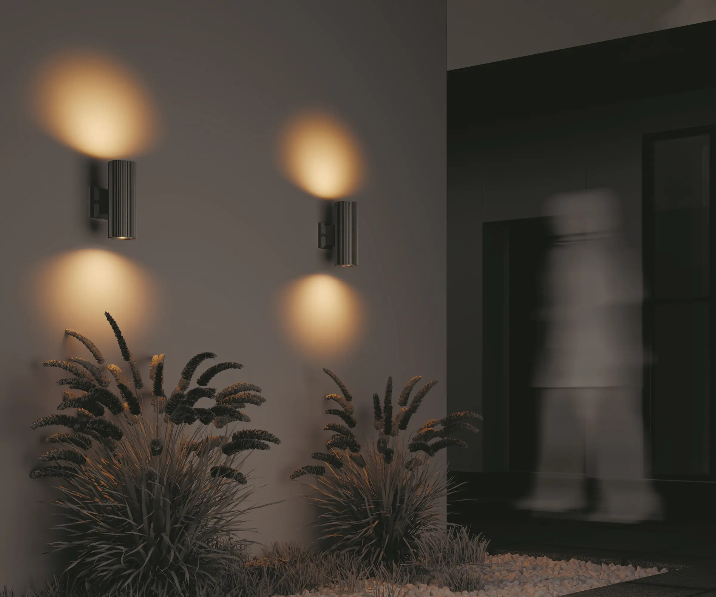 Настенный светильник (бра) Outdoor O419WL-02GR