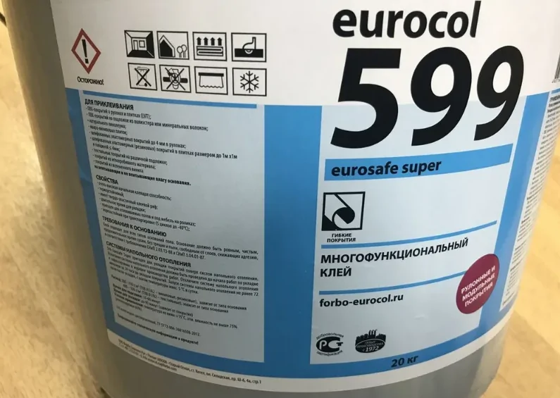 Клей Forbo для ПВХ 599 EUROSAFE SUPER