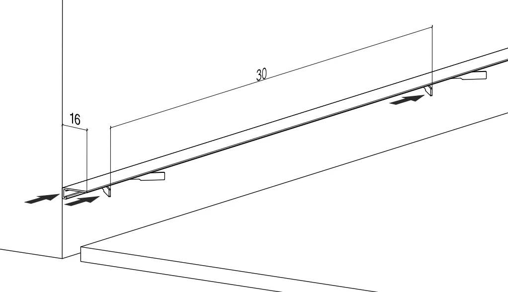 Как установить микроплинтус