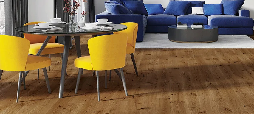 Паркетная доска в интерьере гостиной