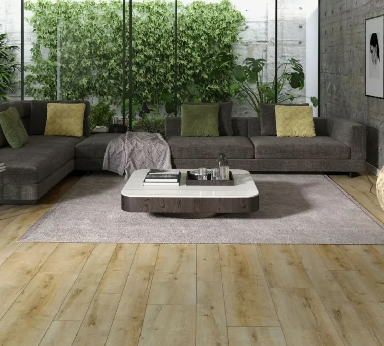 Ламинат Classen в интерьере гостиной