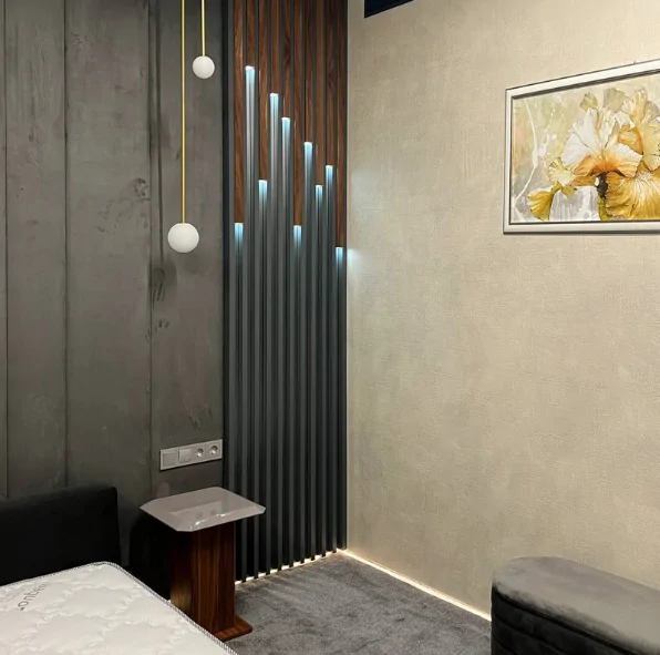 Парящие стены с подсветкой