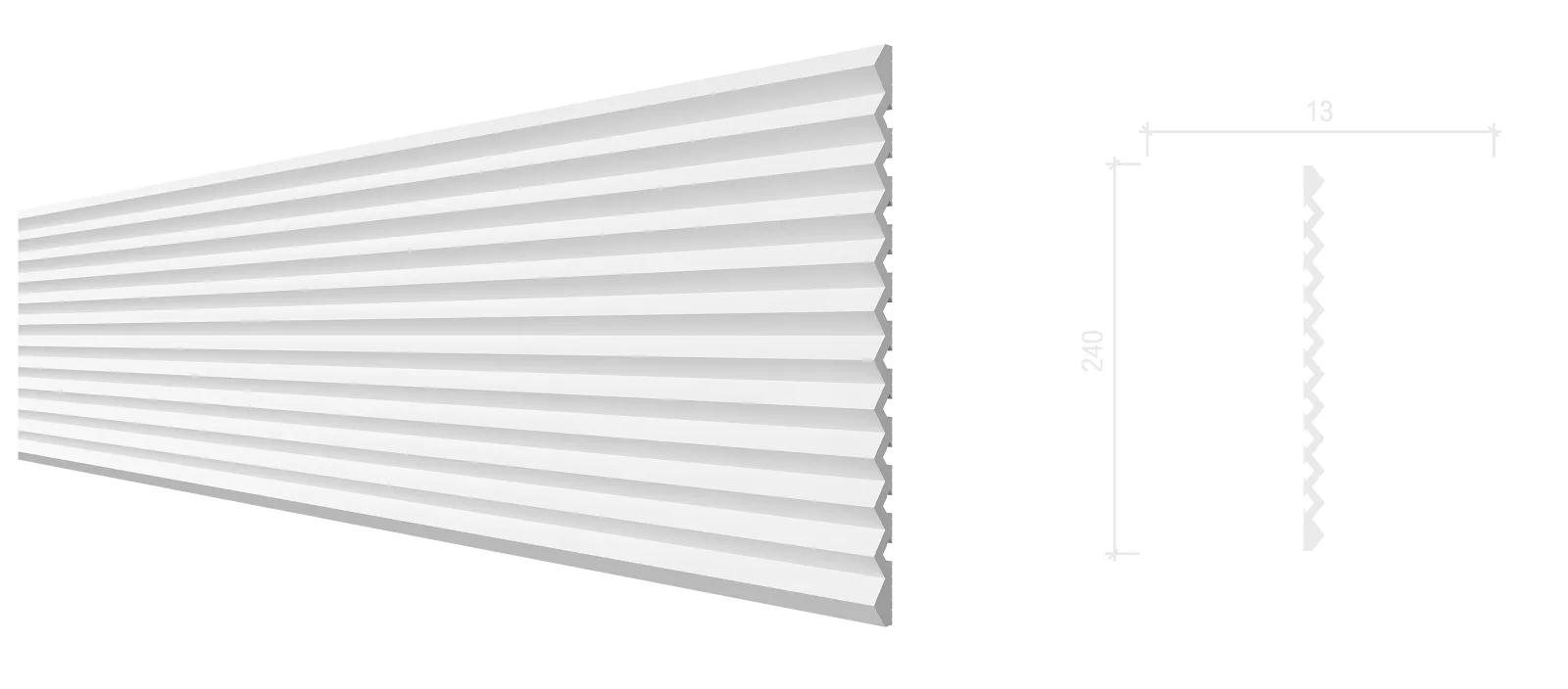 Панель для стен DD912 2 м в интерьере