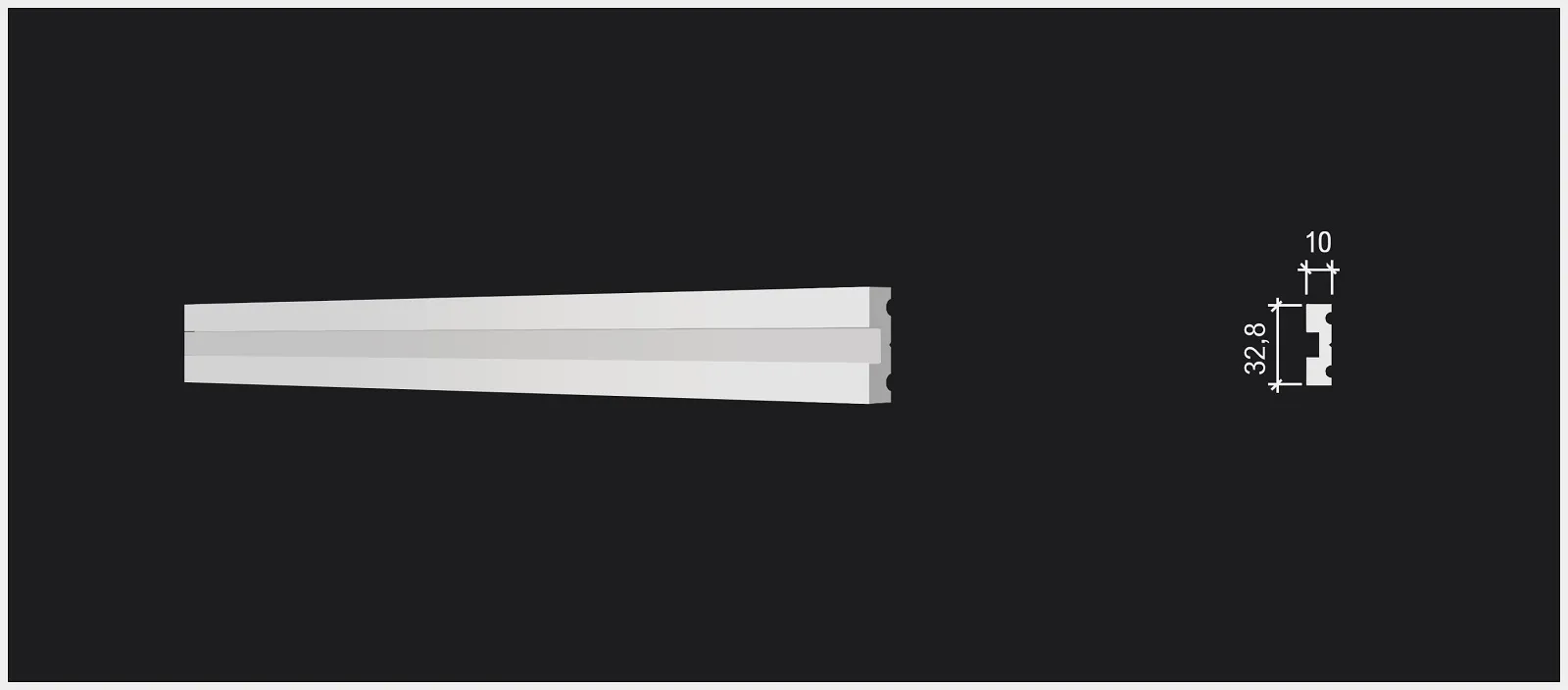 Молдинг Decor Dizayn DD637 3м лепнина