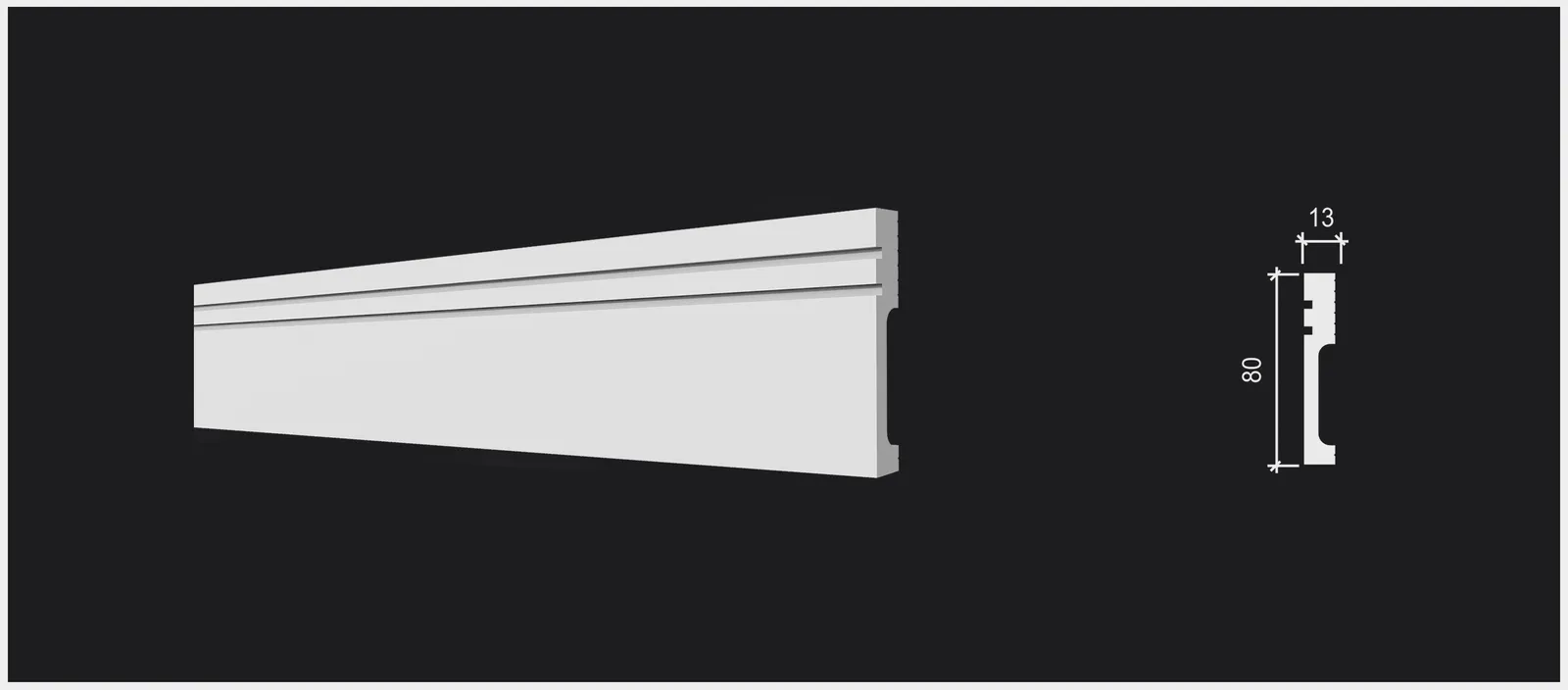 Плинтус Decor Dizayn DD717