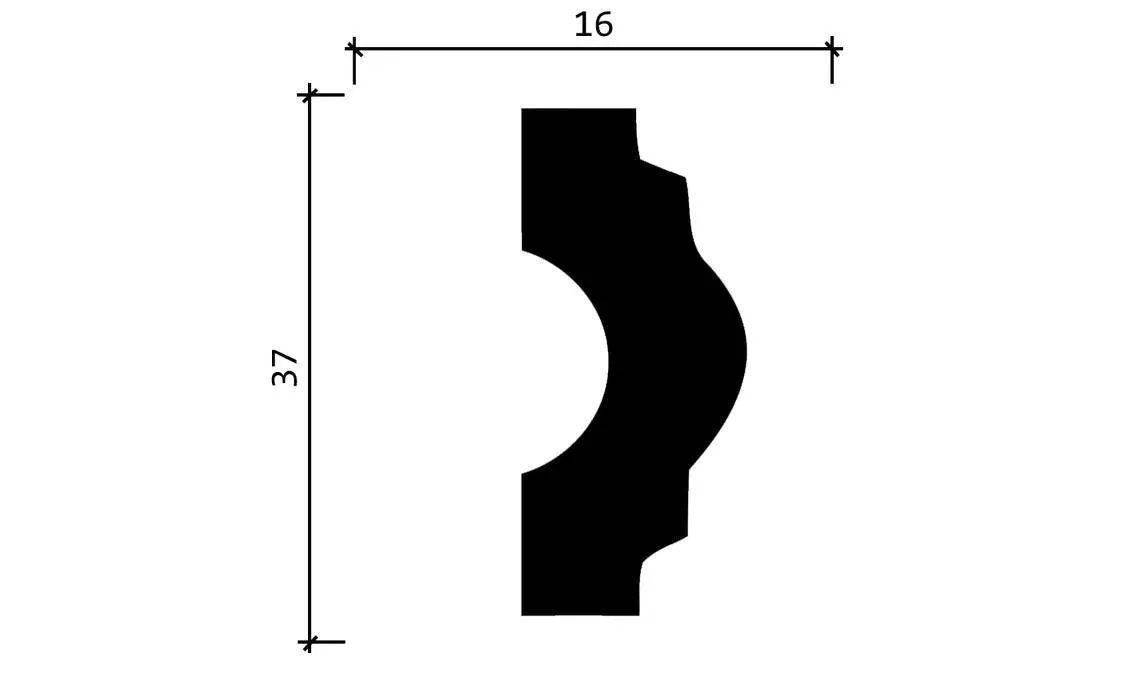 Молдинг Decor Dizayn DD23 лепнина