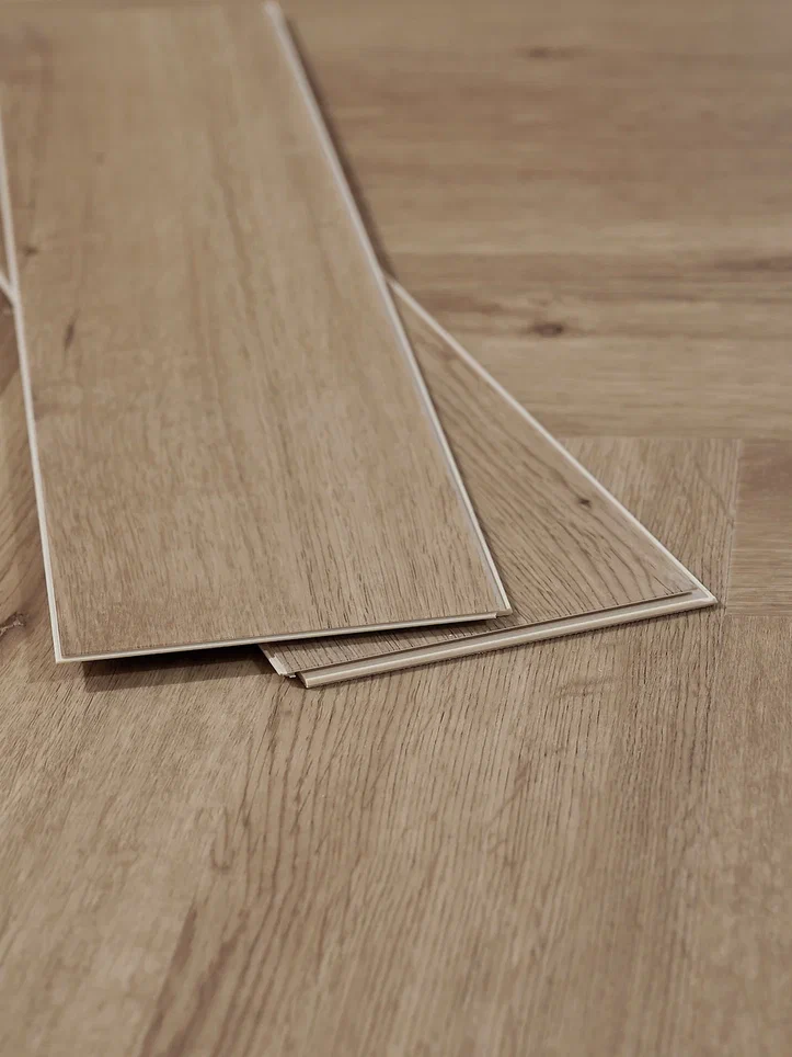 Ламинат SPC елочка Stepton Weave 1751 Дуб Медовый купить