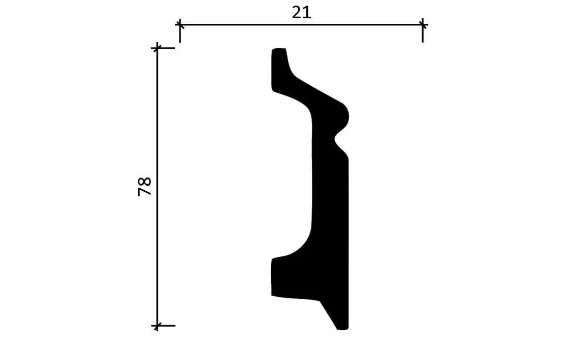 Плинтус Decor Dizayn DD122