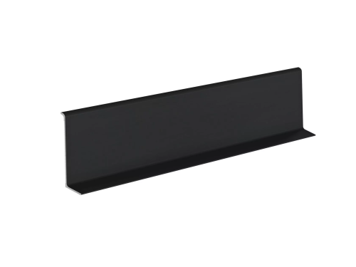 Плинтус алюминиевый Laconistiq Adhesive 60мм черный матовый 9005 купить