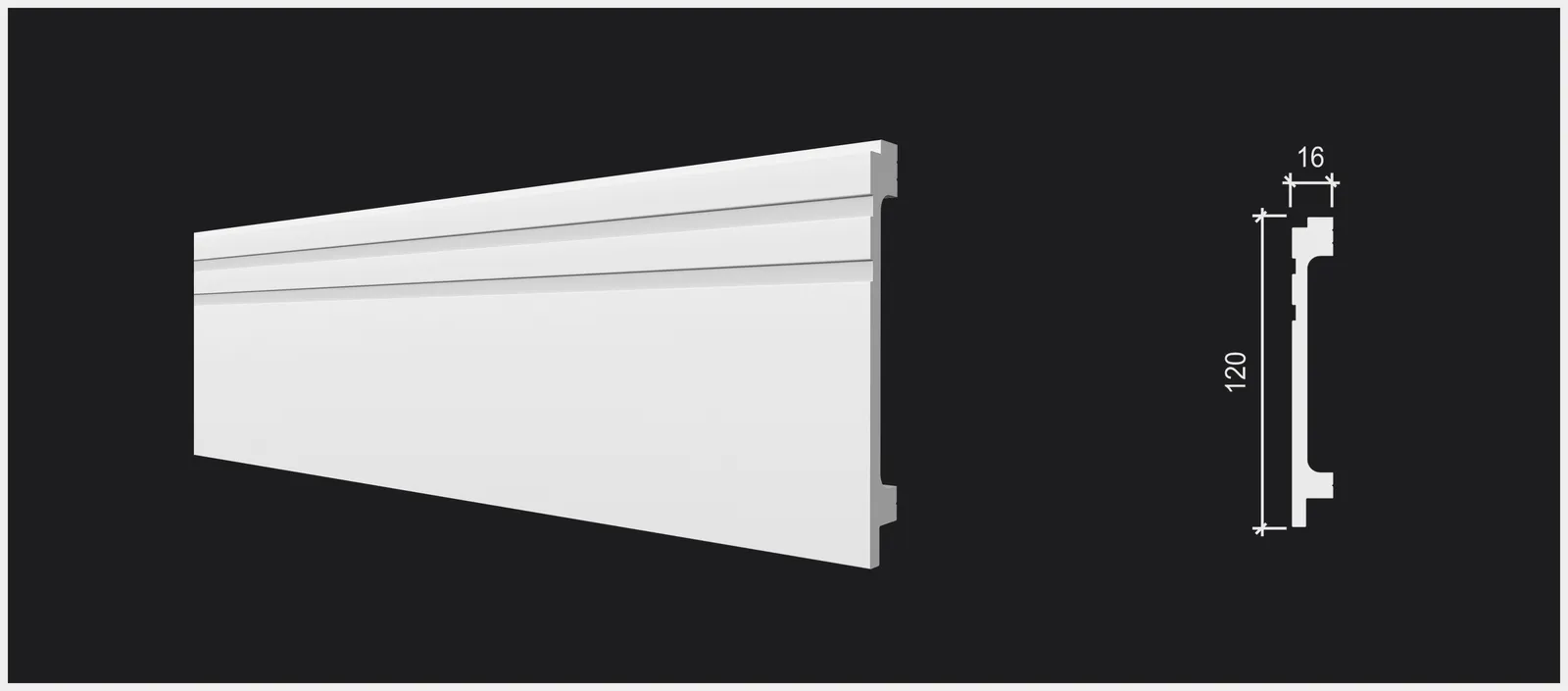 Плинтус Decor Dizayn DD724