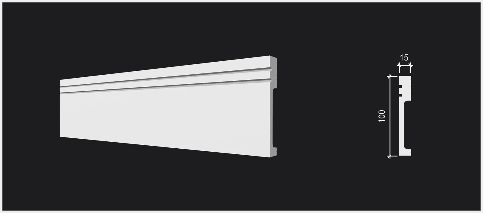Плинтус Decor Dizayn DD719