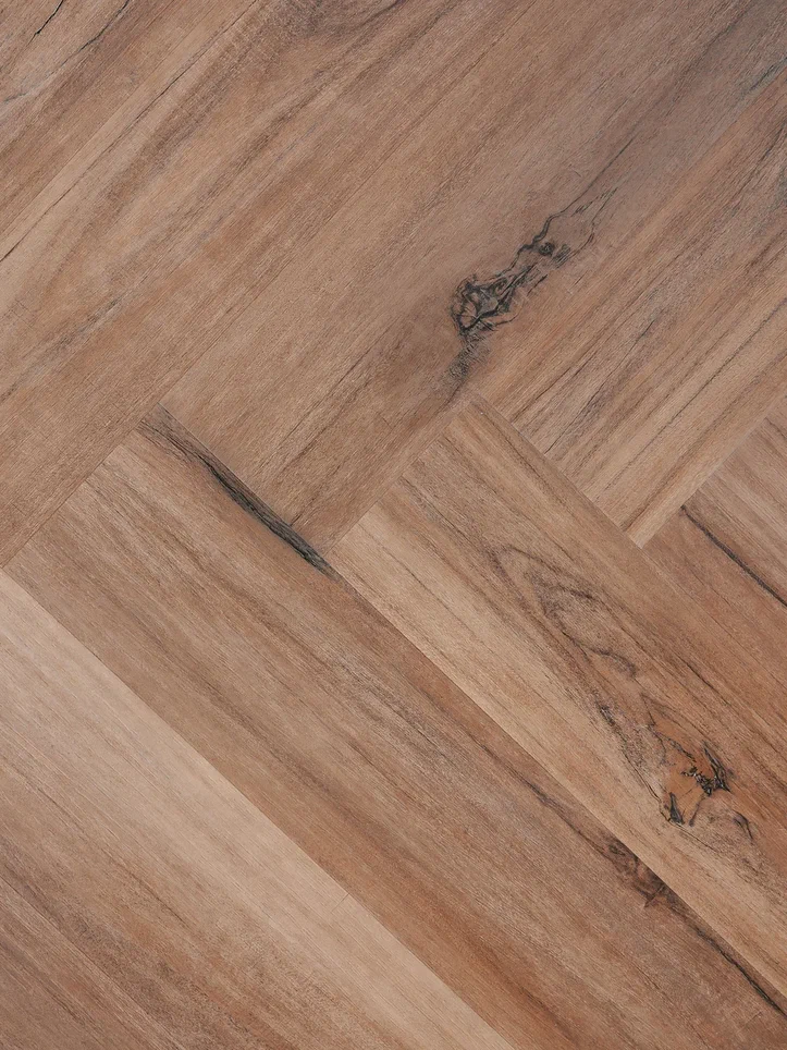 Ламинат SPC елочка Stepton Weave 0202 Дуб Карамельный купить