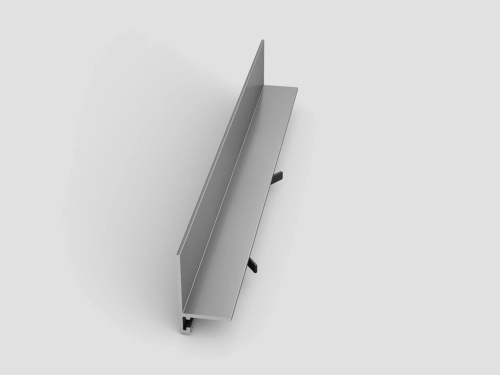 Микроплинтус  micro L Laconistiq без покрытия